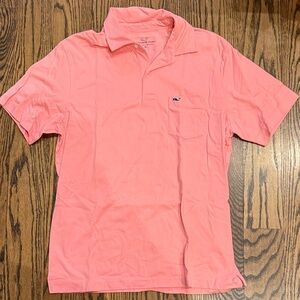 Vineyard Vines Men's Coral Pocket Polo